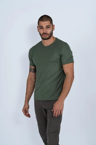 Combat Tactical Outdoor Tişört Günlük Sıfır Yaka Sporcu Erkek Tişörtü T-Shirf - 807 Ygm - Resim 7