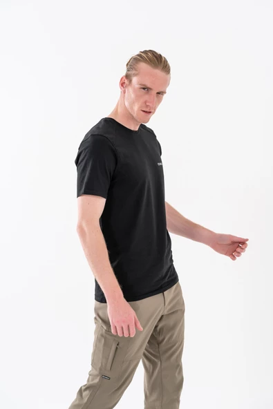 Combat Tactical Outdoor Tişört Günlük Sıfır Yaka Erkek Tişörtü Basıc T-Shirf- 807 Org - 4