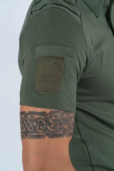 Combat Tactical Outdoor Taktik Kısa Kol Pike Tişört Kısa Kol T-Shrıt-804 - 4