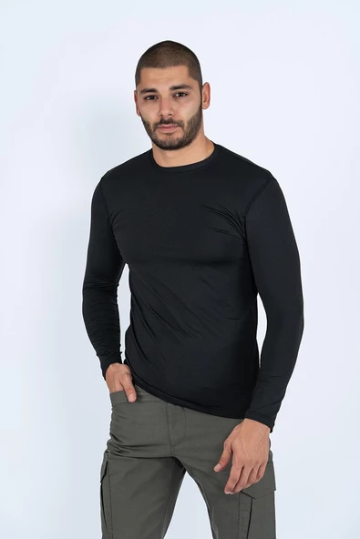 Thermo Dynamıc  T-Shırt Microfiber Basıc Termal  Uzun Kol Tişört - 810
