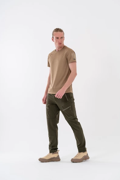 Bikatex Tactical Taktik Tişört Yuvarlak Bisiklet Yaka Tişört Outdoor T-Shirt - 801 - Resim 5