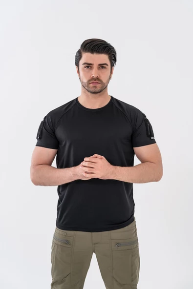 Bikatex Tactical Taktik Tişört Yuvarlak Bisiklet Yaka Tişört Outdoor T-Shirt - 801 - Resim 11
