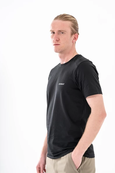 Combat Tactical Outdoor Tişört Günlük Sıfır Yaka Erkek Tişörtü Basıc T-Shirf- 807 Org - 7