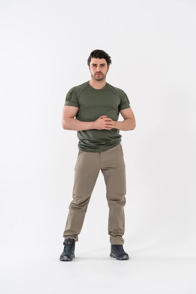 Bikatex Tactical Taktik Tişört Yuvarlak Bisiklet Yaka Tişört Outdoor T-Shirt - 801 - Resim 8