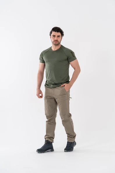 Bikatex Tactical Taktik Tişört Yuvarlak Bisiklet Yaka Tişört Outdoor T-Shirt - 801 - Resim 9