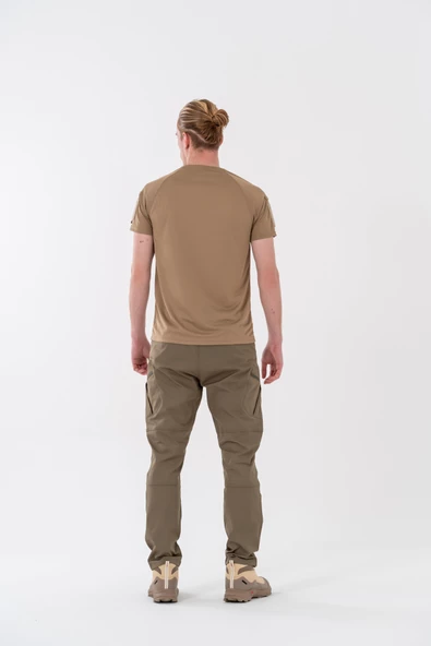 Bikatex Tactical Taktik Tişört Yuvarlak Bisiklet Yaka Tişört Outdoor T-Shirt - 801 - Resim 3