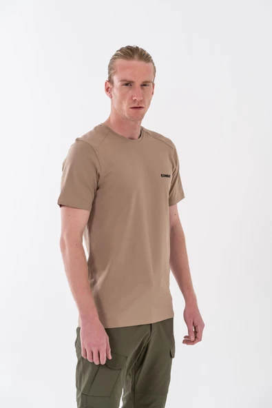 Combat Tactical Outdoor Tişört Günlük Sıfır Yaka Erkek Tişörtü Basıc T-Shirf- 807 Org - Resim 12