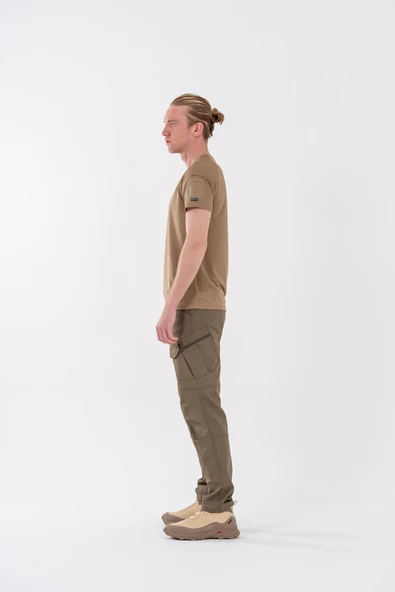 Bikatex Tactical Taktik Tişört Yuvarlak Bisiklet Yaka Tişört Outdoor T-Shirt - 801 - Resim 4