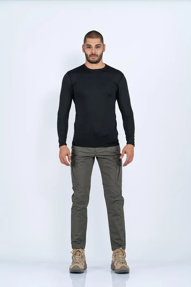 Thermo Dynamıc  T-Shırt Microfiber Basıc Termal  Uzun Kol Tişört - 810 - 3