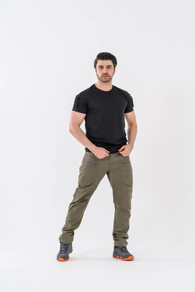 Bikatex Tactical Taktik Tişört Yuvarlak Bisiklet Yaka Tişört Outdoor T-Shirt - 801 - Resim 8