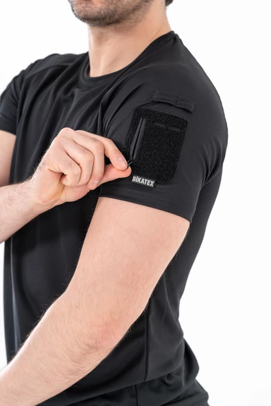 Bikatex Tactical Taktik Tişört Yuvarlak Bisiklet Yaka Tişört Outdoor T-Shirt - 801 - Resim 4