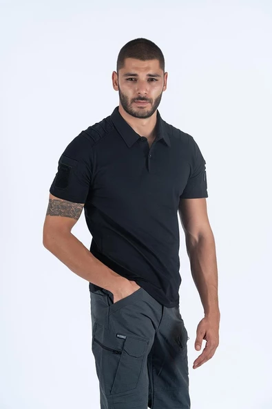 Combat Tactical Outdoor Taktik Kısa Kol Pike Tişört Kısa Kol T-Shrıt-804 - 3