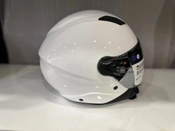 KASK SWAY SW 765 Gloss White ÇENESİZ - 2