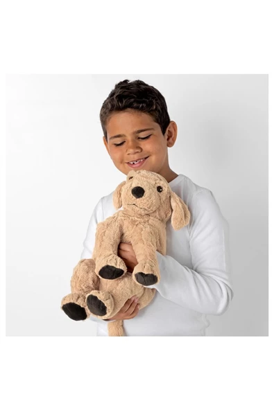 IKEA Gosıg  Çocuk Yumuşak Peluş Oyuncak Köpek Kahverengi - 2