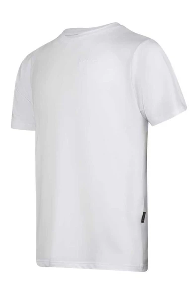 2AS VICTOR Erkek Viloft V Yaka Erkek Tişört Beyaz 2ASVICMFBSS24 - Resim 4