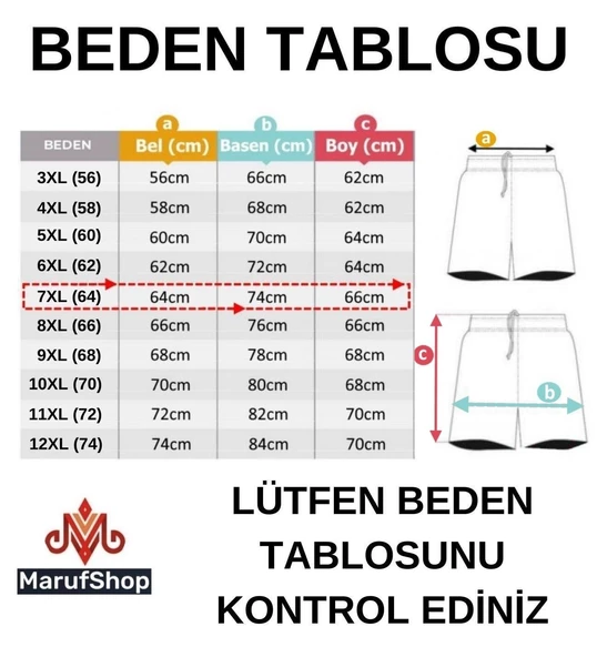 Erkek Büyük Beden 115 Kilo - 185 Kilo Arası İçin Uygun Kargo Cepli Gabardin Şort Dekons Haki - 6
