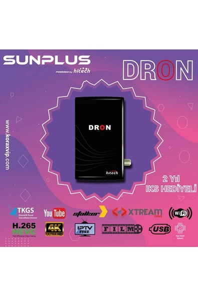 Dron Ip Tv Hitech Uydu Alıcısı - 2