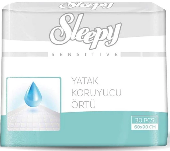 Sleepy Hasta Yatak Koruyucu 60*90Cm 30 Adet Tekli Pk