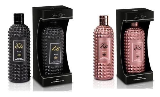 Eti Boutıqua Black Cam Şişe Kolonya 300ML  Eti Kolonya Butik Bronze 300 ml ürün görseli