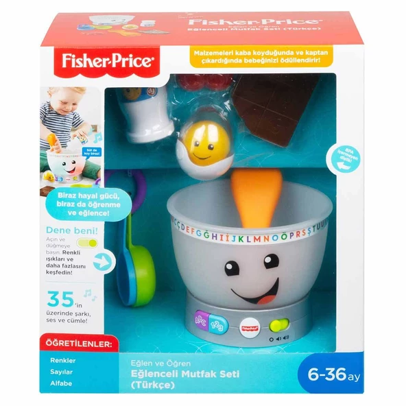 Fisher-Price LnL Eğitici Mutfak Seti (Türkçe ve İngilizce) GMX54