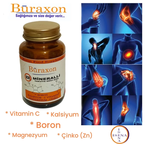 Buraxon Bor içeren gıda takviyesi Vitamin mineral Tablet boron supplement - 2