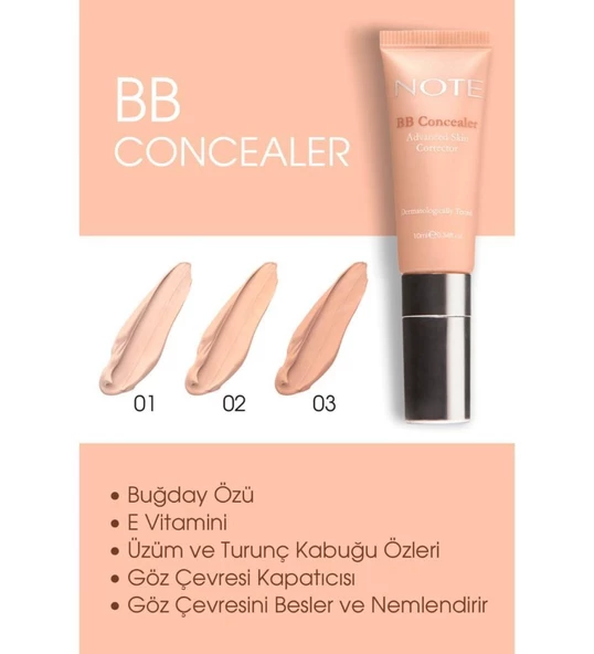 Note Bb Göz Altı Kapatıcı - Concealer 03