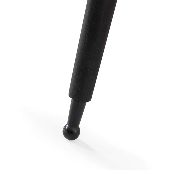 60x100 cm Lüx Ayaklı Orta Sehpa Siyah Mermer A11 - 4