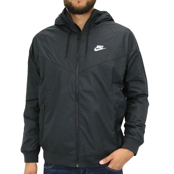 Nike 727324-010 Windrunner Kapüşonlu Erkek Mont