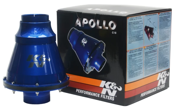 K&N Apollo Açık Hava Performans Filtre Kiti 70mm Mavi, DAHI81