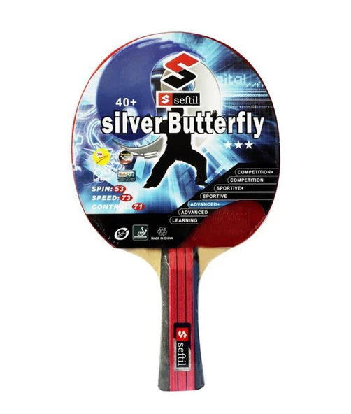 Seftil S0083 Silver Butterfly Masa Tenisi Raketi