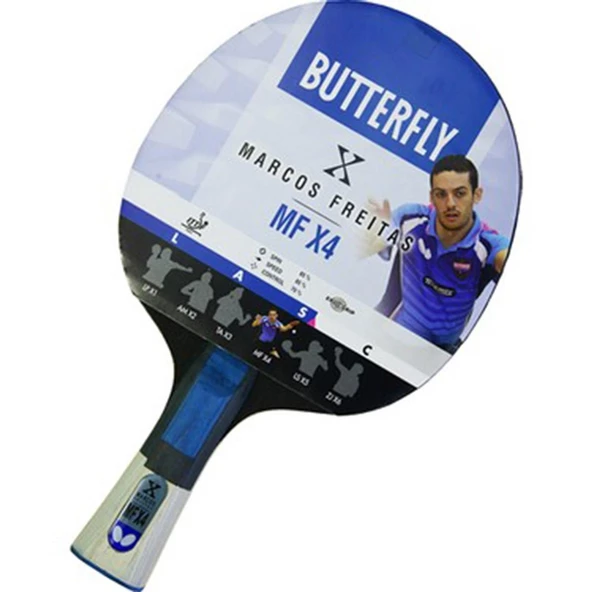 Butterfly Marcos Freitas MFX4 Masa Tenisi Raketi