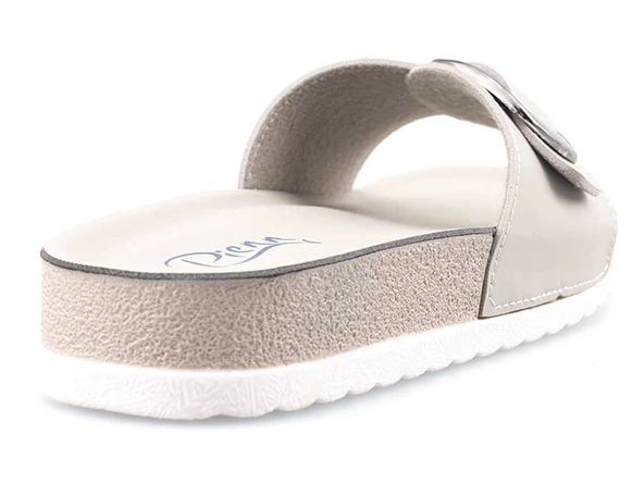Bayan Bej Beyaz 36-40 Comfort Terlik - 3