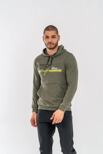 Combat Tactical Outdoor Tactik Baskılı Uzun Kol Sıfır Yaka Tişört Bisiklet Yaka Günlük Basic Sweatshirt - 902- Haki - 2