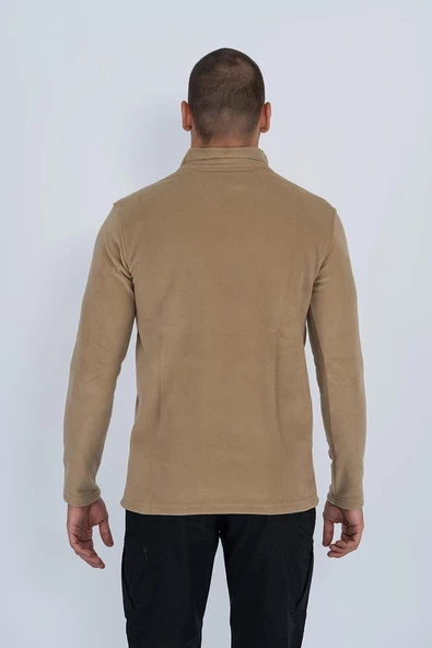 Bikatex Taktik Yarım Fermuarlı Sweatshırt Polar Anti Pilling Fit Dik Yaka Polar - 903 - Resim 5