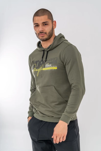Combat Tactical Outdoor Tactik Baskılı Uzun Kol Sıfır Yaka Tişört Bisiklet Yaka Günlük Basic Sweatshirt - 902- Haki - 4