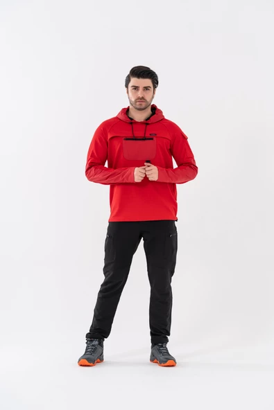 Combat Tactical Outdoor Baskılı Uzun Kol Sıfır Yaka Tişört Bisiklet Yaka Günlük Basic Sweatshirt - 908 - 7