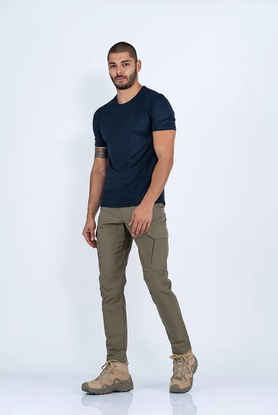 Combat Tactical Outdoor Taktik Pantolon Ripstop Çok Cepli Kargo Pantolonu  -  502 - 4