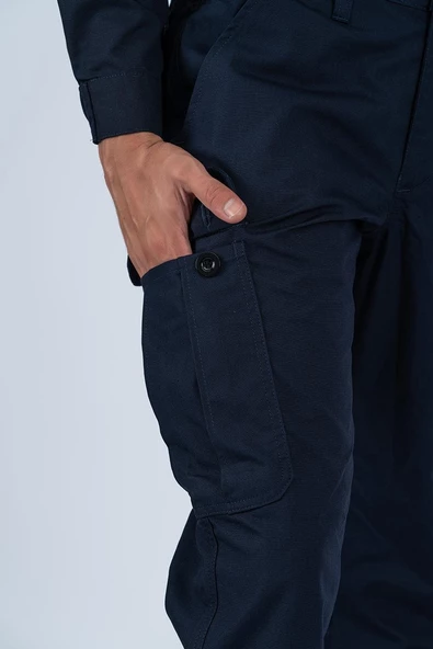 Bikatex Taktik Outdoor Pantolon Ripstop Çok Cepli Kargo Lacivert Pantolonu - 509 - 12
