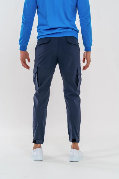 Combat Tactical Outdoor Taktik Trekking Kargo Cepli Outdoor Lacivert Pantolon  -  512 - 9