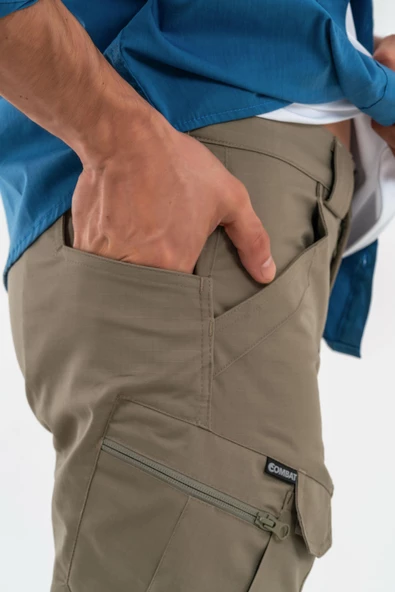Combat Tactical Outdoor Taktik Pantolon Ripstop Çok Cepli Kargo Pantolonu  -  501 - 8