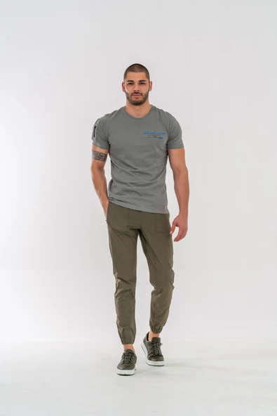 Combat Tactical Outdoor Taktik Jogger Kargo Torba Cepli Paraşüt Pantolon Safari - 513 - Resim 11