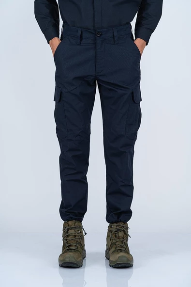 Bikatex Taktik Outdoor Pantolon Ripstop Çok Cepli Kargo Lacivert Pantolonu - 509 - 6