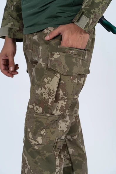 Pantolon Komando Softshell Kamuflaj - 508 - 6