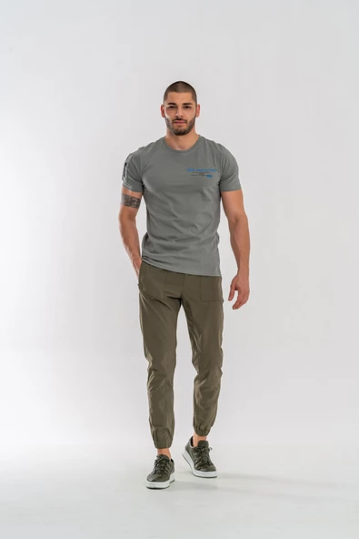 Combat Tactical Outdoor Taktik Jogger Kargo Torba Cepli Paraşüt Pantolon Safari - 513 - Resim 3