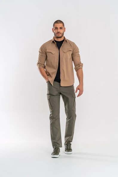 Combat Tactical Outdoor Taktik Pantolon Ripstop Çok Cepli Kargo Pantolonu  -  502 - 4