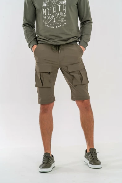 Combat Tactical Outdoor Şort Olabilen Pantolon Şort Bermuda Kapri Pantolon  –  519 - N21 - 8