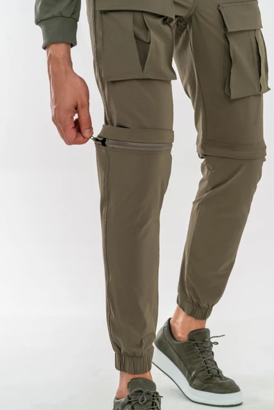 Combat Tactical Outdoor Şort Olabilen Pantolon Şort Bermuda Kapri Pantolon  –  519 - N21 - 6