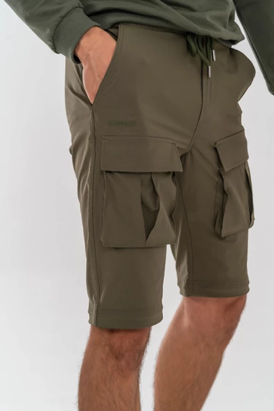 Combat Tactical Outdoor Şort Olabilen Pantolon Şort Bermuda Kapri Pantolon  –  519 - N21 - 9
