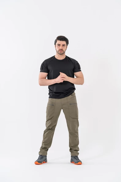 Combat Tactical Outdoor Taktik Pantolon Ripstop Çok Cepli Kargo Pantolonu - 527 - 6
