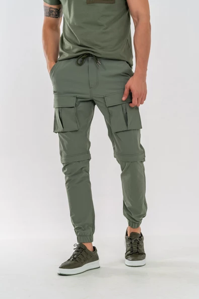 Combat Tactical Outdoor Şort Olabilen Pantolon Şort Bermuda Kapri Pantolon  –  519 - N21 - 6